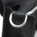 バーバリー BURBERRY BTロゴ レザー ショルダー ブラック レザー 2WAYバッグ シルバー金具 黒 白 ショルダー クラッチ