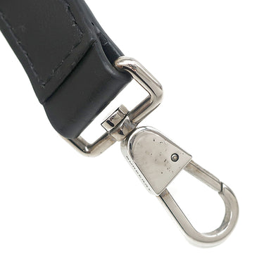 バーバリー BURBERRY BTロゴ レザー ショルダー ブラック レザー 2WAYバッグ シルバー金具 黒 白 ショルダー クラッチ