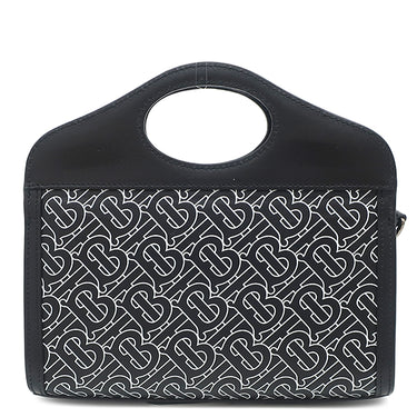 バーバリー BURBERRY BTロゴ レザー ショルダー ブラック レザー 2WAYバッグ シルバー金具 黒 白 ショルダー クラッチ