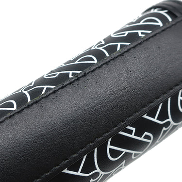 バーバリー BURBERRY BTロゴ レザー ショルダー ブラック レザー 2WAYバッグ シルバー金具 黒 白 ショルダー クラッチ