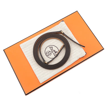 エルメス HERMES コンスタンス ロング トゥー ゴー トフィ ヴォーエプソン 長財布 ゴールド金具 茶 二つ折り財布