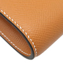 エルメス HERMES コンスタンス ロング トゥー ゴー トフィ ヴォーエプソン 長財布 ゴールド金具 茶 二つ折り財布