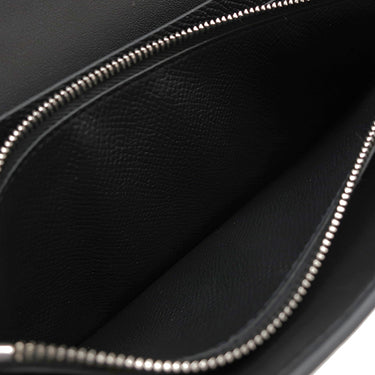 エルメス HERMES コンスタンス ロング トゥー ゴー ブラック ヴォーエプソン 長財布 シルバー金具 新品 未使用 黒 二つ折り財布