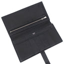 エルメス HERMES ベアンスフレ ブラック シェブルミゾル 長財布 シルバー金具 黒 二つ折り財布