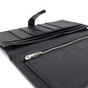 エルメス HERMES ベアンスフレ ブラック シェブルミゾル 長財布 シルバー金具 黒 二つ折り財布
