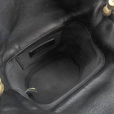 シャネル CHANEL シェブロン ウィズ シック ブラック ラムスキン 2WAYバッグ ゴールド金具 黒 Vステッチ チェーンショルダー ココハンドル