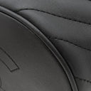 シャネル CHANEL シェブロン ウィズ シック ブラック ラムスキン 2WAYバッグ ゴールド金具 黒 Vステッチ チェーンショルダー ココハンドル