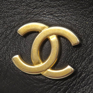 シャネル CHANEL シェブロン ウィズ シック ブラック ラムスキン 2WAYバッグ ゴールド金具 黒 Vステッチ チェーンショルダー ココハンドル
