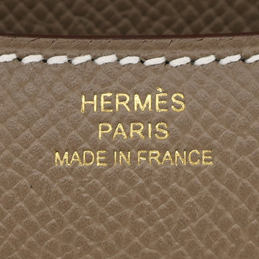 エルメス HERMES コンスタンス3 ミニ ミロワール エトゥープ ヴォーエプソン ショルダーバッグ ゴールド金具 新品 未使用 グレージュ