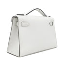 エルメス HERMES ポシェットケリー グリプラチナ ヴォースイフト ハンドバッグ シャンパンゴールド金具 新品 未使用 ミニバッグ