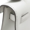 エルメス HERMES ポシェットケリー グリプラチナ ヴォースイフト ハンドバッグ シャンパンゴールド金具 新品 未使用 ミニバッグ