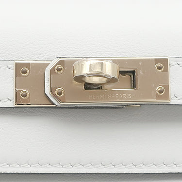 エルメス HERMES ポシェットケリー グリプラチナ ヴォースイフト ハンドバッグ シャンパンゴールド金具 新品 未使用 ミニバッグ