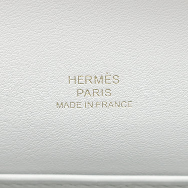 エルメス HERMES ポシェットケリー グリプラチナ ヴォースイフト ハンドバッグ シャンパンゴールド金具 新品 未使用 ミニバッグ