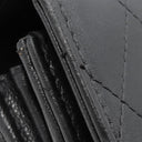 シャネル CHANEL マトラッセ パール チェーンウォレット ブラック ラムスキン フェイクパール チェーンウォレット ゴールド金具 黒 チェーンショルダー