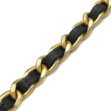シャネル CHANEL マトラッセ パール チェーンウォレット ブラック ラムスキン フェイクパール チェーンウォレット ゴールド金具 黒 チェーンショルダー