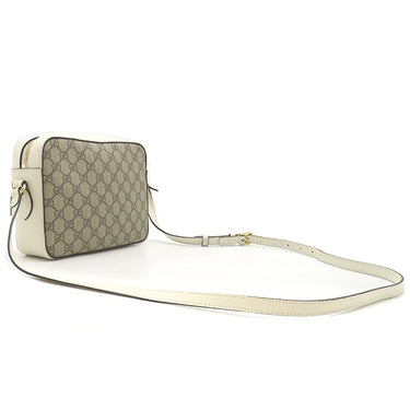 グッチ GUCCI ホースビット 1955 スモール ショルダーバッグ 645454 ブラック GGスプリームキャンバス レザー ショルダーバッグ ゴールド金具 白 ベージュ