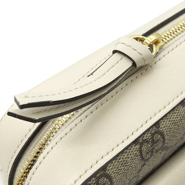 グッチ GUCCI ホースビット 1955 スモール ショルダーバッグ 645454 ブラック GGスプリームキャンバス レザー ショルダーバッグ ゴールド金具 白 ベージュ