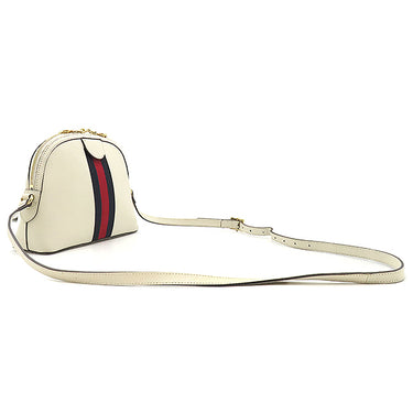 グッチ GUCCI オフィディア スモール ショルダーバッグ 499621 アイボリー レザー ショルダーバッグ ゴールド金具 紺 赤 白 GG