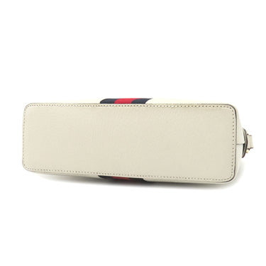 グッチ GUCCI オフィディア スモール ショルダーバッグ 499621 アイボリー レザー ショルダーバッグ ゴールド金具 紺 赤 白 GG