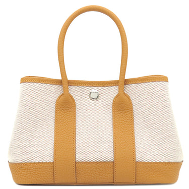 エルメス HERMES ネオ ガーデン23 エクリュ×ナチュラルサブレ トワルアッシュ ネゴンダ ハンドバッグ シルバー金具 新品 未使用 ガーデンパーティー ミニ トワルH