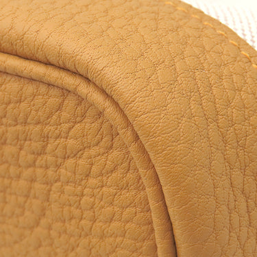 エルメス HERMES ネオ ガーデン23 エクリュ×ナチュラルサブレ トワルアッシュ ネゴンダ ハンドバッグ シルバー金具 新品 未使用 ガーデンパーティー ミニ トワルH