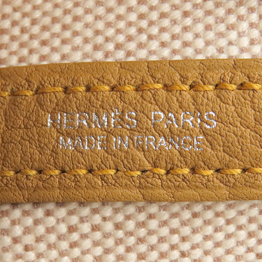 エルメス HERMES ネオ ガーデン23 エクリュ×ナチュラルサブレ トワルアッシュ ネゴンダ ハンドバッグ シルバー金具 新品 未使用 ガーデンパーティー ミニ トワルH