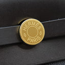 エルメス HERMES エールバッグジップ ミニ 20 ブラック キャンバス レザー トワルアッシュヴァイキング ヴァッシュハンター ショルダーバッグ ゴールド金具 新品 未使用 トワルH