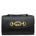 グッチ GUCCI ズゥミ 564718 ブラック レザー 2WAYバッグ ゴールド金具 黒 ハンドバッグ チェーンショルダー インターロッキングG ホースビット