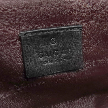 グッチ GUCCI ズゥミ 564718 ブラック レザー 2WAYバッグ ゴールド金具 黒 ハンドバッグ チェーンショルダー インターロッキングG ホースビット