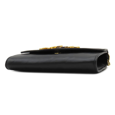 グッチ GUCCI ズゥミ 564718 ブラック レザー 2WAYバッグ ゴールド金具 黒 ハンドバッグ チェーンショルダー インターロッキングG ホースビット