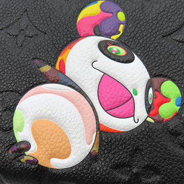 ルイヴィトン LOUIS VUITTON LV×TM ジッピー ウォレット M14160 ノワール モノグラムアンプラント 長財布 ゴールド金具 村上隆 ラウンドファスナー 黒