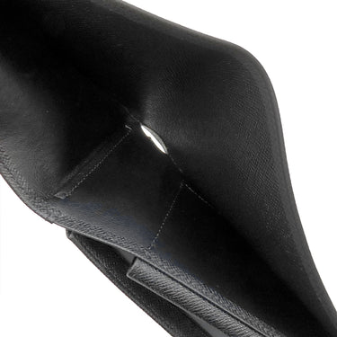 ルイヴィトン LOUIS VUITTON ポルトフォイユ フロリン M31112 アルドワーズ タイガ 二つ折り財布 シルバー金具 黒 イニシャル刻印有り