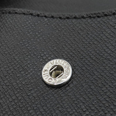 ルイヴィトン LOUIS VUITTON ポルトフォイユ フロリン M31112 アルドワーズ タイガ 二つ折り財布 シルバー金具 黒 イニシャル刻印有り