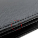 ルイヴィトン LOUIS VUITTON ポルトフォイユ フロリン M31112 アルドワーズ タイガ 二つ折り財布 シルバー金具 黒 イニシャル刻印有り