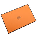 エルメス HERMES カルヴィ デュオ ゴールド ヴォーエプソン カードケース シルバー金具 新品 未使用 茶 フラグメントケース