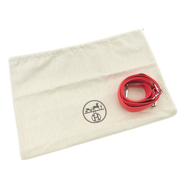 エルメス HERMES エヴリン3 PM ブーゲンビリア トリヨンクレマンス ショルダーバッグ シルバー金具 赤