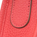 エルメス HERMES エヴリン3 PM ブーゲンビリア トリヨンクレマンス ショルダーバッグ シルバー金具 赤