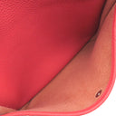 エルメス HERMES エヴリン3 PM ブーゲンビリア トリヨンクレマンス ショルダーバッグ シルバー金具 赤