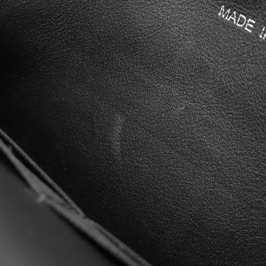 シャネル CHANEL セブルガ チェーンショルダー A46316 ブラック レザー キャビアスキン チェーンウォレット シルバー金具 黒 ココマーク