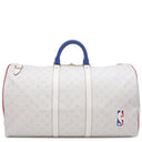 ルイヴィトン LOUIS VUITTON LV x NBA キーポル バンドリエール 55 M45586 アンタークティカ モノグラムキャンバス ボストンバッグ ゴールド金具 白 NBAコラボ ネームタグ欠品