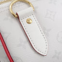 ルイヴィトン LOUIS VUITTON LV x NBA キーポル バンドリエール 55 M45586 アンタークティカ モノグラムキャンバス ボストンバッグ ゴールド金具 白 NBAコラボ ネームタグ欠品