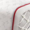ルイヴィトン LOUIS VUITTON LV x NBA キーポル バンドリエール 55 M45586 アンタークティカ モノグラムキャンバス ボストンバッグ ゴールド金具 白 NBAコラボ ネームタグ欠品