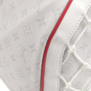 ルイヴィトン LOUIS VUITTON LV x NBA キーポル バンドリエール 55 M45586 アンタークティカ モノグラムキャンバス ボストンバッグ ゴールド金具 白 NBAコラボ ネームタグ欠品