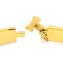 エルメス HERMES クリックH PM レッド×ゴールド GP エナメル ブレスレット Hブレス バングル