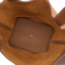 エルメス HERMES ピコタンロックMM ゴールド トリヨンクレマンス ハンドバッグ シルバー金具 茶