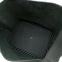 エルメス HERMES ピコタンロックMM ヴェールマングローブ トリヨンクレマンス ハンドバッグ ゴールド金具 深緑