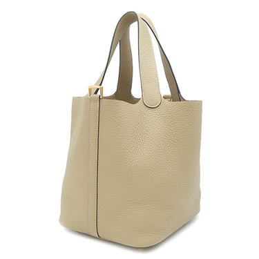 エルメス HERMES ピコタンロックMM トレンチ トリヨンクレマンス ハンドバッグ ゴールド金具 新品 未使用