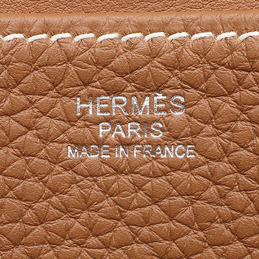 エルメス HERMES アルザン 25 ゴールド トリヨンクレマンス 2WAYバッグ シルバー金具 新品 未使用 茶 ハンドバッグ ショルダー