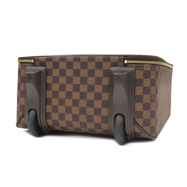 ルイヴィトン LOUIS VUITTON ペガス45 N23293 ダミエエベヌ ダミエキャンバス キャリーバッグ ゴールド金具 スーツケース 茶 2輪 鍵・パドロック欠品