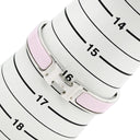 エルメス HERMES クリックH PM ピンク×シルバー メタル エナメル ブレスレット Hブレス